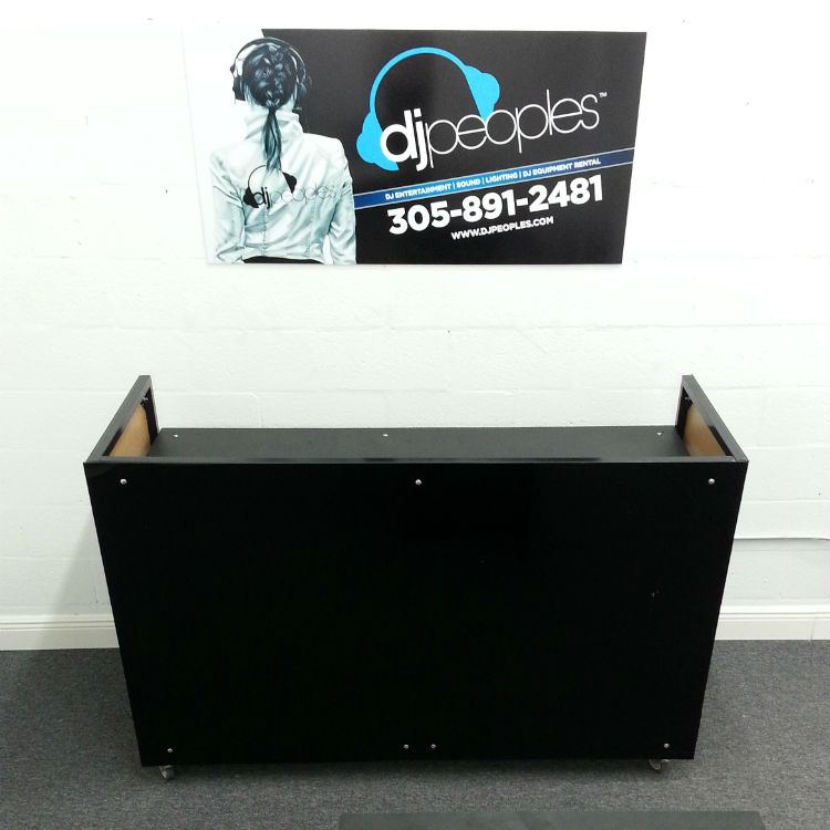 Black Acrylic DJ Booth Rental DJ Peoples