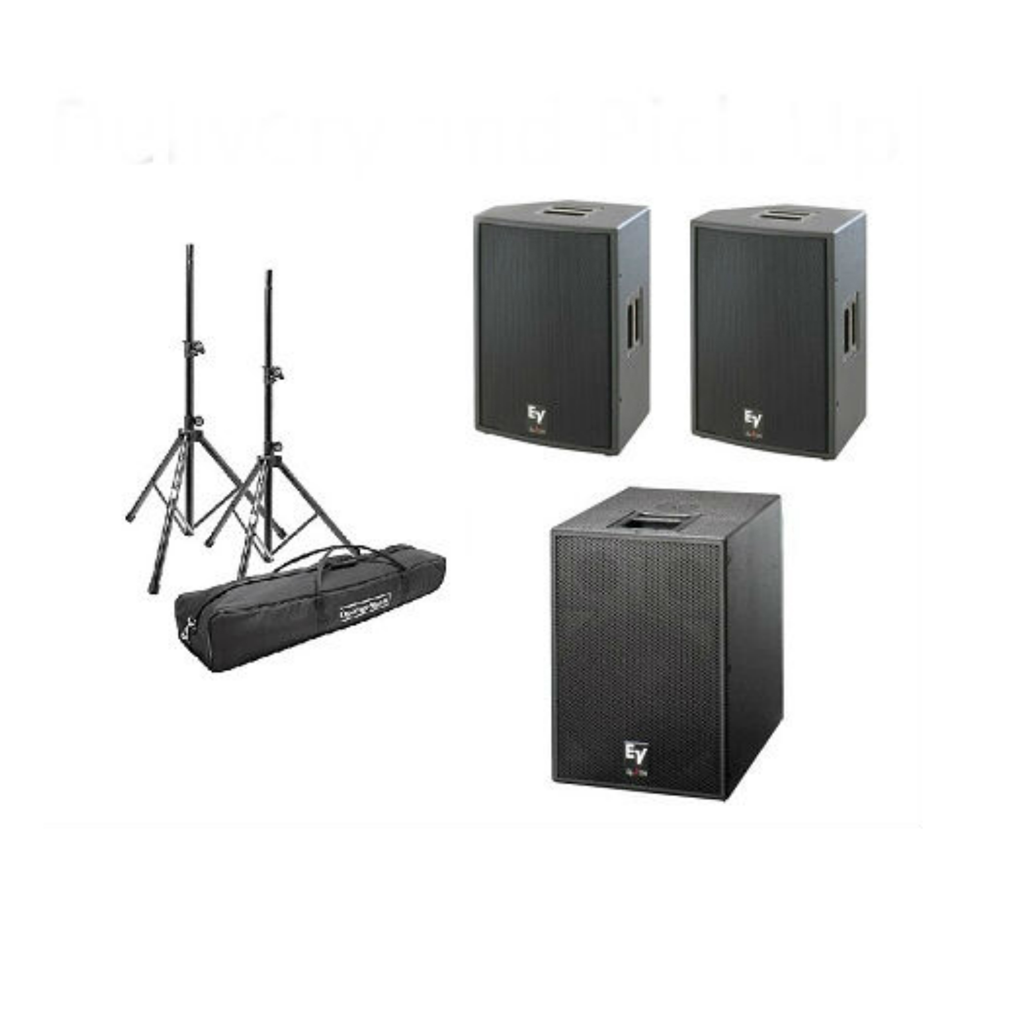 Dj speakers store and subwoofer package