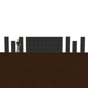 9x4 panels-6 colmns-floor